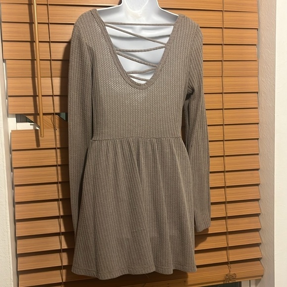 Waffle print long sleeve tunic​​​​​ - Picture 2 of 2